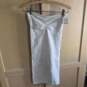 White Strapless Dress